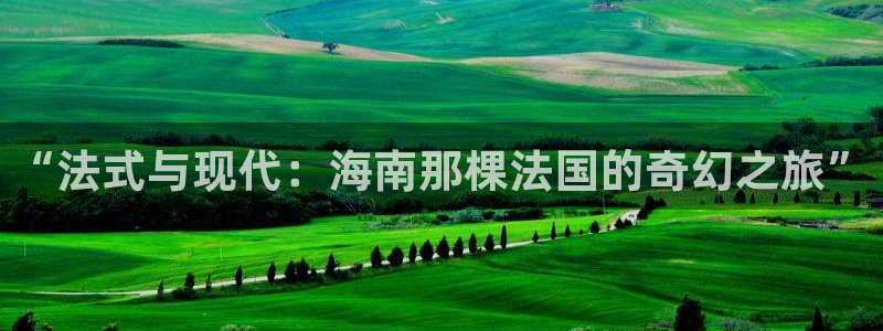 广州完美电竞官网投资：“法式与现代：海南那棵法国的奇幻之旅”