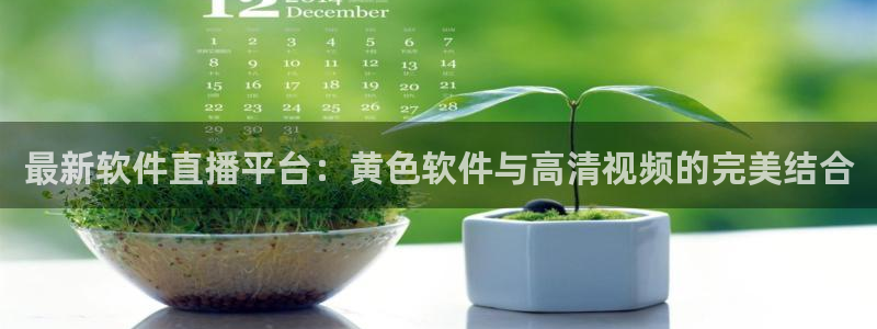 919体育直播苹果版：最新软件直播平台：黄色软件与高清视频的完美结合