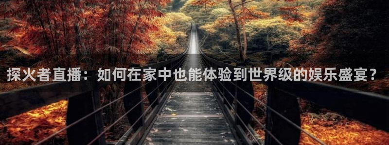919看球直播：探火者直播：如何在家中也能体验到世界级的娱乐盛宴？